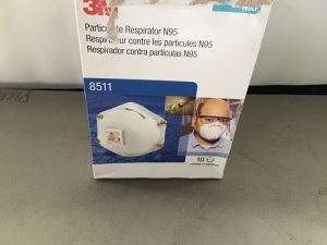 3M, N95, Particulate Respirator, 8511, 10 Pack, New ,Retail - $23