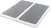 ZINUS No Assembly Metal Box Spring,&nbsp;4 Inch White Mattress Foundation, Split King&nbsp;