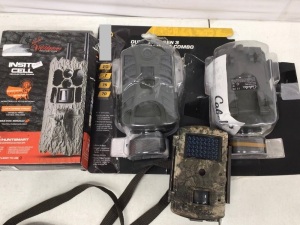 Lot of (4) Trail Cameras, Untested, E-Comm Return