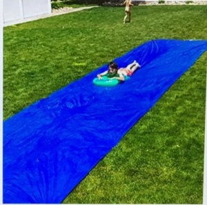 BACKYARD BLAST - 50'x 10' Heavy Duty Waterslide - IncludesRider, Sprinkler, Carrying Bag - Extra Thick to Prevent Tears &Rips - Easy to Assemble, Like New, retail - $109