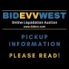 PICKUP INFORMATION FOR BIDEVV WEST LOCATION - PLEASE READ!