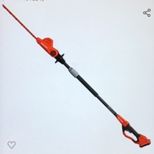 CRAFTSMAN 20V MAX* Pole Cordless Hedge Trimmer, 18-Inch(CMCPHT818D1), Like New, Retail - $169