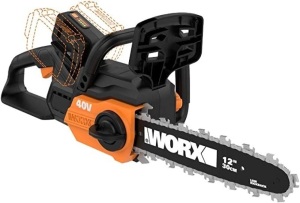 Worx 40V 12" Cordless Chainsaw Power Share with Auto-Tension(Tool Only) - WG381.9, Like New, Retail - $102.62