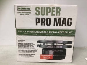 Moultrie Super Pro Mag Feeder Kit, E-Comm Return, Retail 159.99