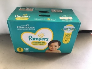 Pampers, Swaddlers, Size 5 , 132ct, New, Retail - $50.34