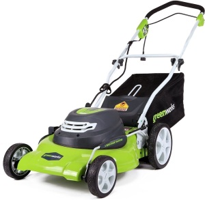 Greenworks 20-Inch 3-in-1 12 Amp Electric Corded Lawn Mower 25022. NEW