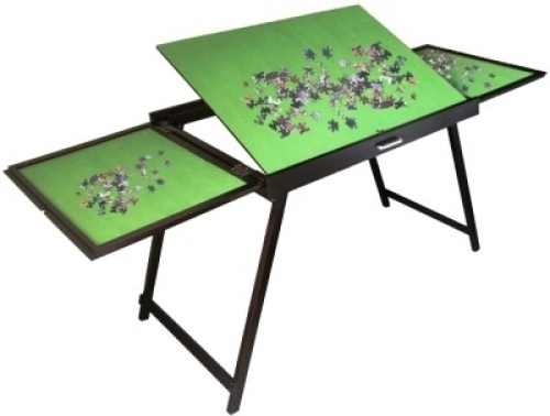 Wooden Jigsaw Puzzle Table. Appears New
