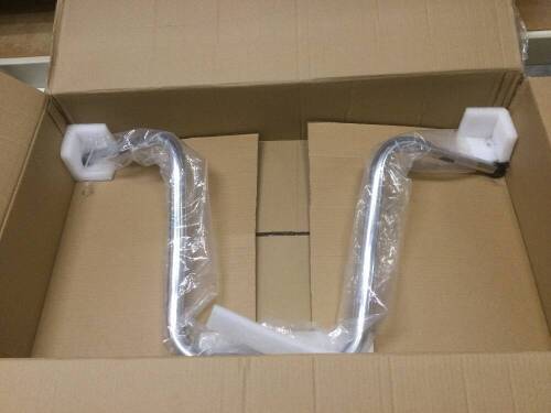 Chrome Motorcycle Handlebars. New