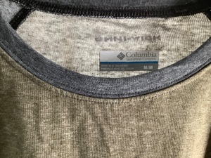 Columbia Omni Wick Men's Shirt, Medium, Appears New