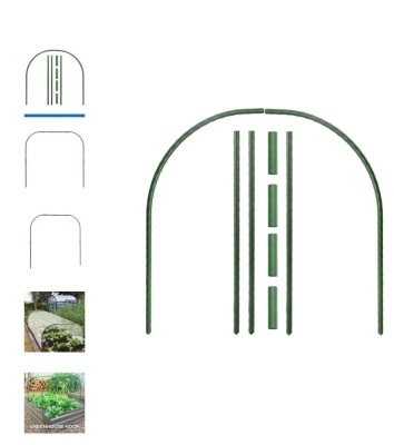 Garhelper House Greenhouse Frame Garden Hoops PortableSturdy Raised Beds Netting 11 Mm Durable For Plants Row Cover, Like New, Retail - $19.39