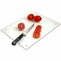 Clear Tempered Glass Cutting Board, 16" x 20" - Appears New in Damaged Box&nbsp;