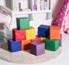 12 Pcs 8" Pu Foam Big Building Blocks For Kids, Appears New, Retail $178.02