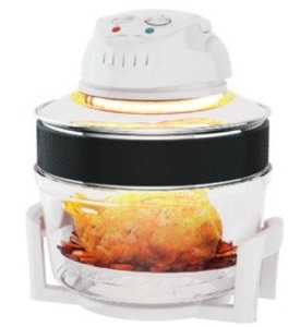 Goplus 12.68-18 Quart 1300W Infrared Halogen Convection Turbo Oven Cooker Glass Bowl, Appears New