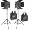 Neewer Bi-Color Video LED 2-Light Kit with Stands - New&nbsp;