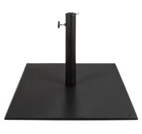 Steel Umbrella Base, Patio Stand w/ Tightening Knob & Anchor Holes - 38.5lb