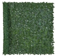 Outdoor Faux Ivy Privacy Screen Fence, 96x72in