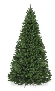 Premium Artificial Spruce Christmas Tree w/ Foldable Metal Base, 6ft