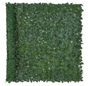 Outdoor Faux Ivy Privacy Screen Fence, 96x72in