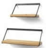 Floating Rustic Wood Shelves, Appears new