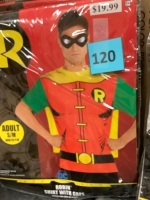 Robin Shirt w/ Cape, Adult S/M