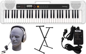 Casio CT-S200WE 61-Key Premium Keyboard Pack with Stand, Headphones & Power Supply, White (CAS CTS200WE PPK). Appears New