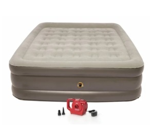 Coleman Queen Air Mattress w/ Pump, Powers Up, Appears new, Retail 97.00