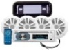 Boss Audio Systems MR508UAB AM/FM/CD/MP3 Bluetooth Marine Receiver with 4 Speakers, E-commerce Return, Untested