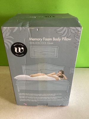 Wayland Square, Memory Foam, Body Pillow, Like New, Retail - $39.99