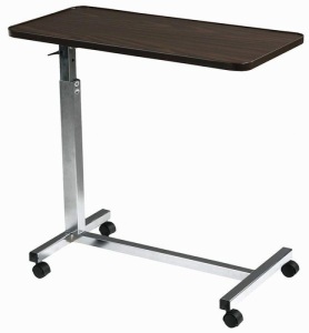 Ridex Adjustable Non-Tilt Overbed Table - Appears New