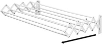 mDesign Metal Accordian Wall Mount Clothing Drying Rack - Appears New