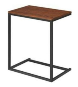 C-Base Side Table, May Vary From Stock Photo, Appears New