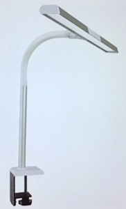 OttLite LED Extra Wide Area Clamp Lamp with 5 BrightnessSettings, Like New, Retail - $109
