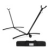 Portable Heavy-Duty Steel Hammock Stand w/ Built-In Wheel, Case - 9ft, Appears New