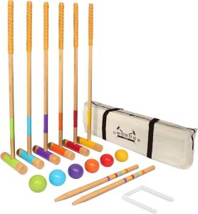 GoSports Deluxe Croquet Set