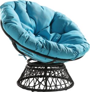 OSP Home Furnishings Wicker Papasan Chair - 40x36x35in