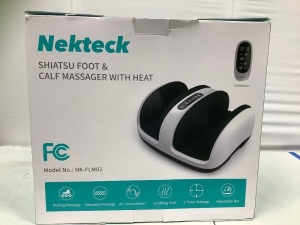 Nekteck Shiatsu Foot. & Calf Massager, Untested, E-Comm Return