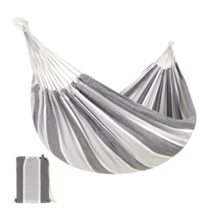 2-Person Brazilian-Style Double Hammock w/ Portable Carrying Bag, Appears New