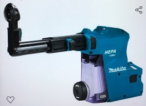 Makita DX08 Dust Extractor Attachment with Hepa FilterCleaning Mechanism, Like New, retail - $60