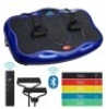 Vibration Plate Platform, Full Body Exercise Machine w/ 5 Resistance Bands, Appears New, Untested