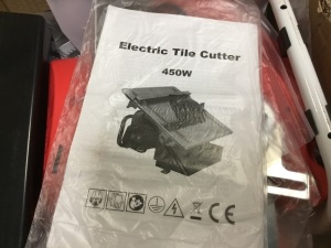 450W Electric Tile Cutter, Unknown Details - E-Comm Return, Appears New