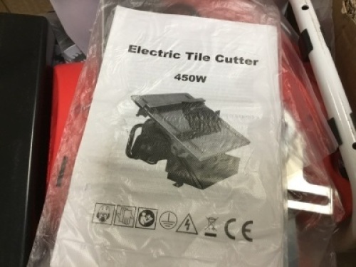 450W Electric Tile Cutter, Unknown Details - E-Comm Return, Appears New