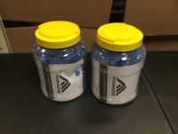Lot of (2) Formore Cobalt Fire Glass - Appear New