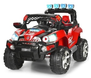 12 V Kids Ride On SUV Car with Remote Control LED Lights, Appears New