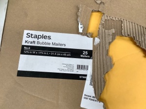 Kraft Bubble Mailers, E-Comm Return