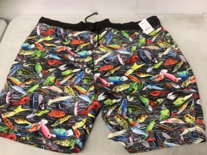 Mens Swim Trunks, 2XL, Appears New