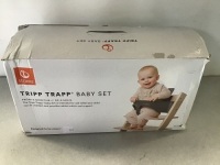 Tripp Trapp Baby Set from Stokke, Natural - Convert The TrippTrapp Chair into High Chair - Removable Seat + Harness for 6-36 Months, Like New, Retail - $85