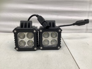 TrailGear 3" Square LED Lights, Untested, E-Comm Return