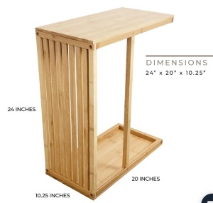 Bamboo Table, Like New Retail - $42.99
