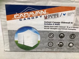 Caravan 10x10 Canopy Sidewall Kit, Appears new