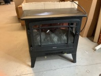 Suburbs TS25 Electric Fireplace Infrared Heater - 25", Cracked Handle, Ecommerce Return